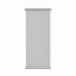 Cortina roller blackout gris 50x150 — vista de frente