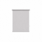 Cortina roller blackout gris 50x90 — vista de frente