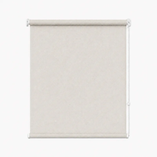 Cortina roller blackout natural 100x110 — vista de frente
