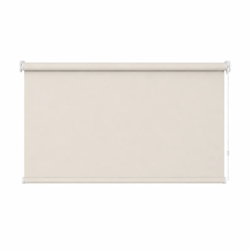 Cortina roller blackout natural 100x60 — vista de frente