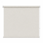Cortina roller blackout natural 120x110 — vista de frente