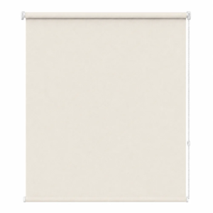 Cortina roller blackout natural 120x150 — vista de frente