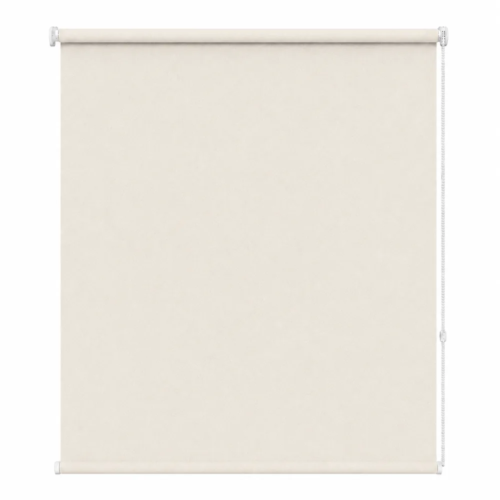 Cortina roller blackout natural 120x150 — vista de frente
