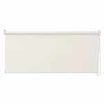 Cortina roller blackout natural 150x60 — vista de frente