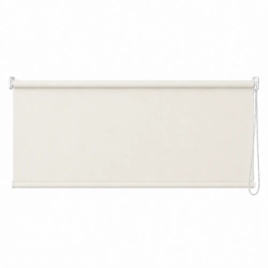 Cortina roller blackout natural 150x60 — vista de frente