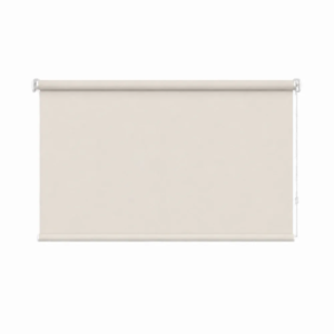 Cortina roller blackout natural 150x90 — vista de frente
