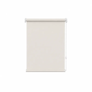 Cortina roller blackout natural 50x90 — vista de frente