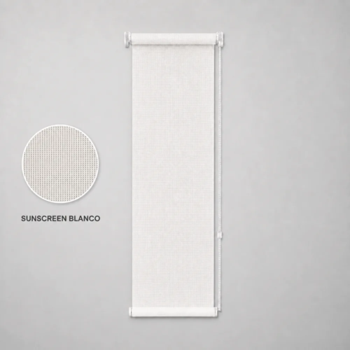 cortina-roller-sunscreen-blanca-30x110-frente Cortina roller sunscreen blanca 30x110 — vista de frente