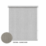 Cortina roller sunscreen gris 100x110 — vista de frente