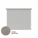 Cortina roller sunscreen gris 100x90 — vista de frente