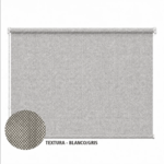 Cortina roller sunscreen gris 150x150 — vista de frente