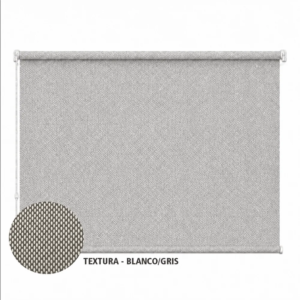 Cortina roller sunscreen gris 150x150 — vista de frente