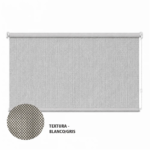 Cortina roller sunscreen gris 150x90 — vista de frente