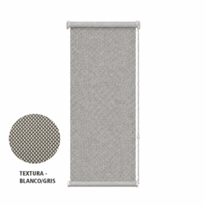 Cortina roller sunscreen gris 50x150 — vista de frente