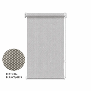 Cortina roller sunscreen gris 60x110 — vista de frente
