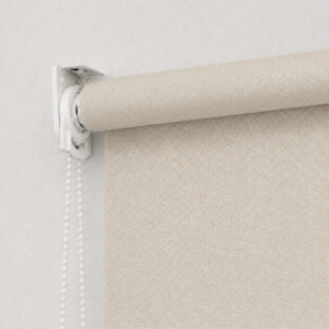 Cortina roller sunscreen natural — detalle del soporte y la cadena (2)