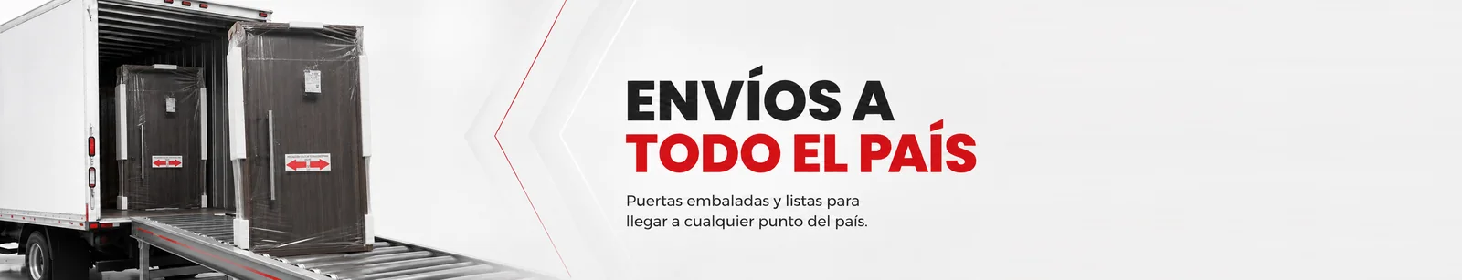 Envíos a todo el país: puertas embaladas y listas para llegar a cualquier punto del país