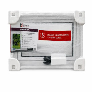 Ventana con brazo de empuje Aluminio Blanco Nexo Moderna — detalle del producto (2)