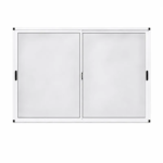 Ventana corrediza Aluminio Blanco Nexo Moderna — vista de frente (12)