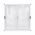 Ventana corrediza Aluminio Blanco Nexo Moderna — vista de frente (15)