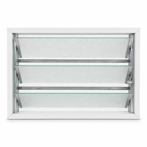 Ventana de abrir Aluminio Blanco Nexo Clásica — con la hoja abierta (6)