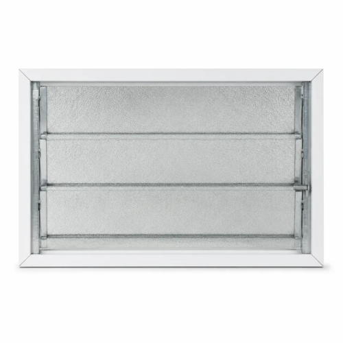 Ventana de abrir Aluminio Blanco Nexo Clásica — vista de frente (8)