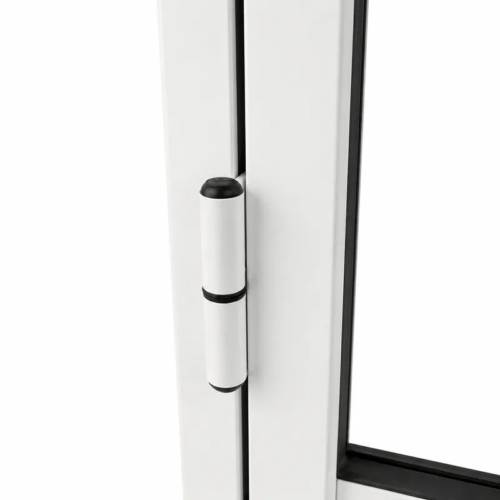 Ventana de abrir Aluminio Blanco Nexo Clásica — detalle del herraje (1)