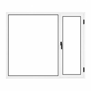 Ventana Sureña Aluminio Blanco Nexo Moderna — vista de frente (11)