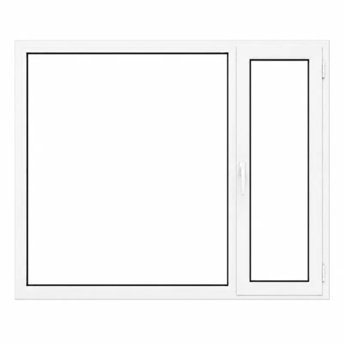 Ventana Sureña PVC Blanco DVH Nexo Confort — vista de frente (7)