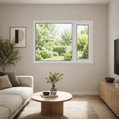 Ventana Sureña PVC Blanco DVH Nexo Confort — instalada en un ambiente (3)