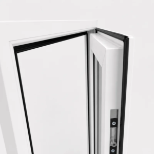 Ventana Sureña PVC Blanco DVH Nexo Confort — detalle del perfil