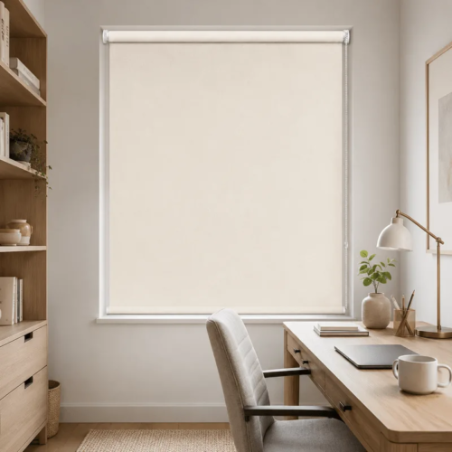 Cortina Roller Blackout Natural Sadartsa 100x150