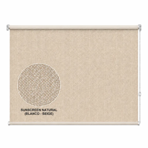 Cortina Roller Sunscreen Natural Sadartsa 120x110