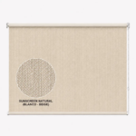 Cortina Roller Sunscreen Natural Sadartsa 150x110