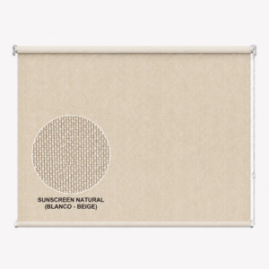 Cortina Roller Sunscreen Natural Sadartsa 150x110