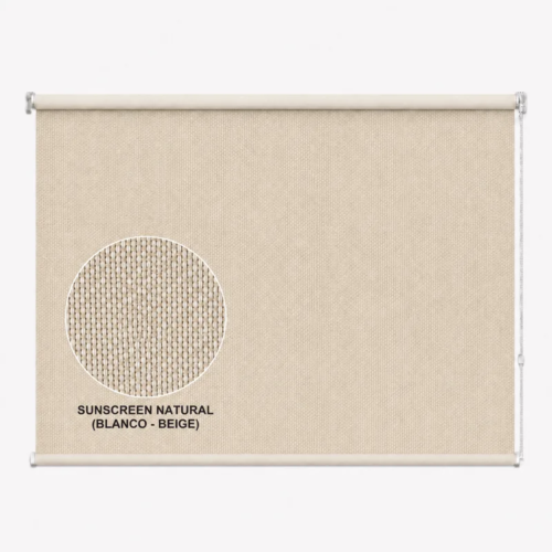 Cortina Roller Sunscreen Natural Sadartsa 150x110