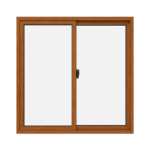 Ventana Corrediza PVC Roble DVH Nexo Confort 150x150